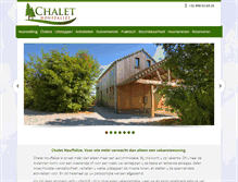 Tablet Screenshot of chalet-houffalize.be